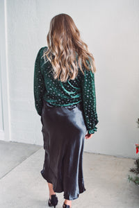 Satin Eclipse Skirt
