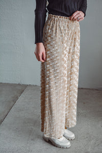 Aurora Velvet Pant - Almond