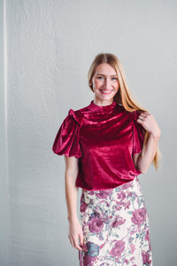Velvet Wine Top