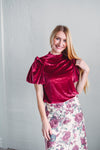Velvet Wine Top