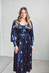 Midnight Grace Velvet Dress