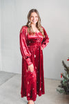 Holly Grace Velvet Dress