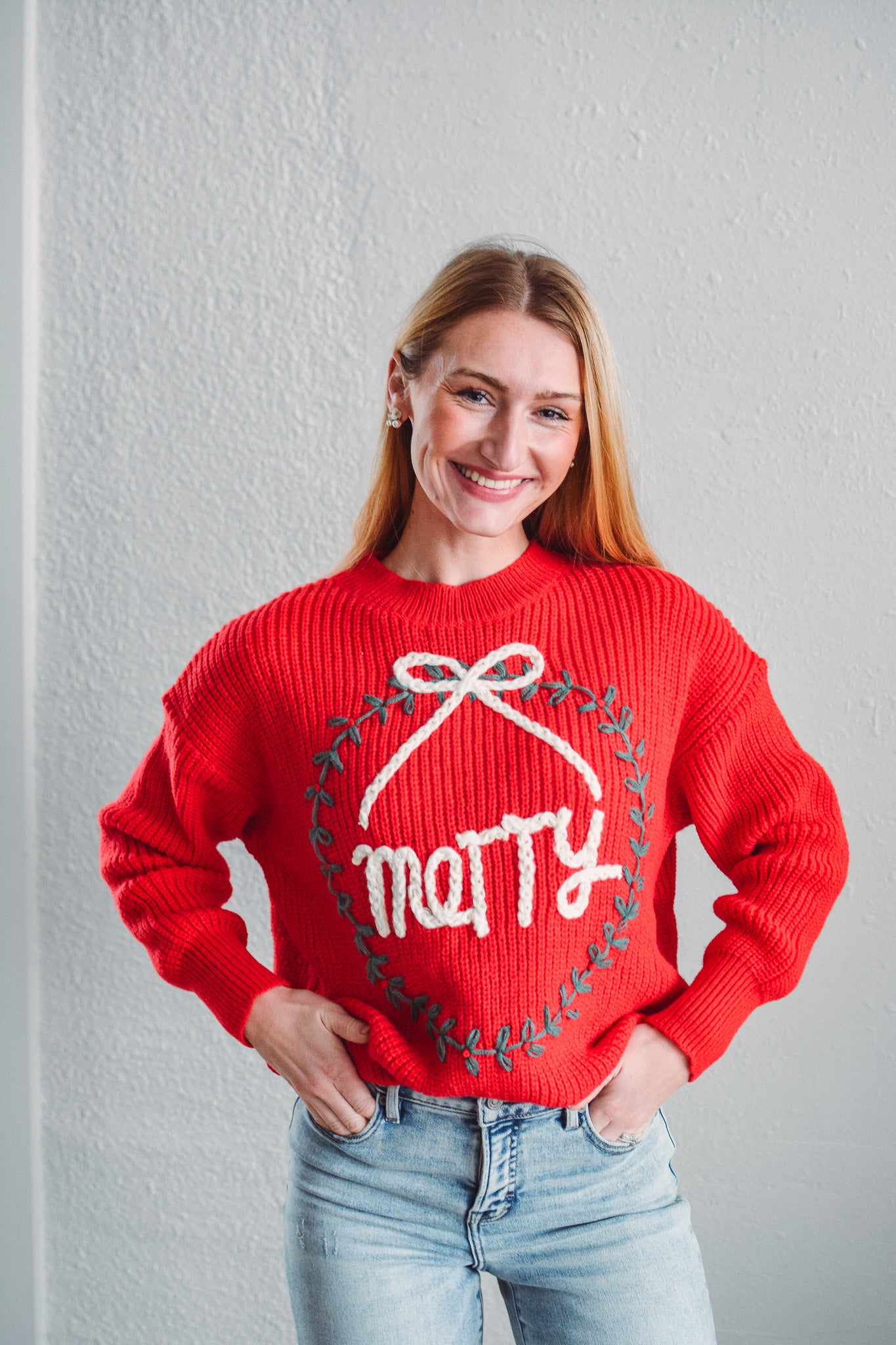 Merry Wreath Sweater
