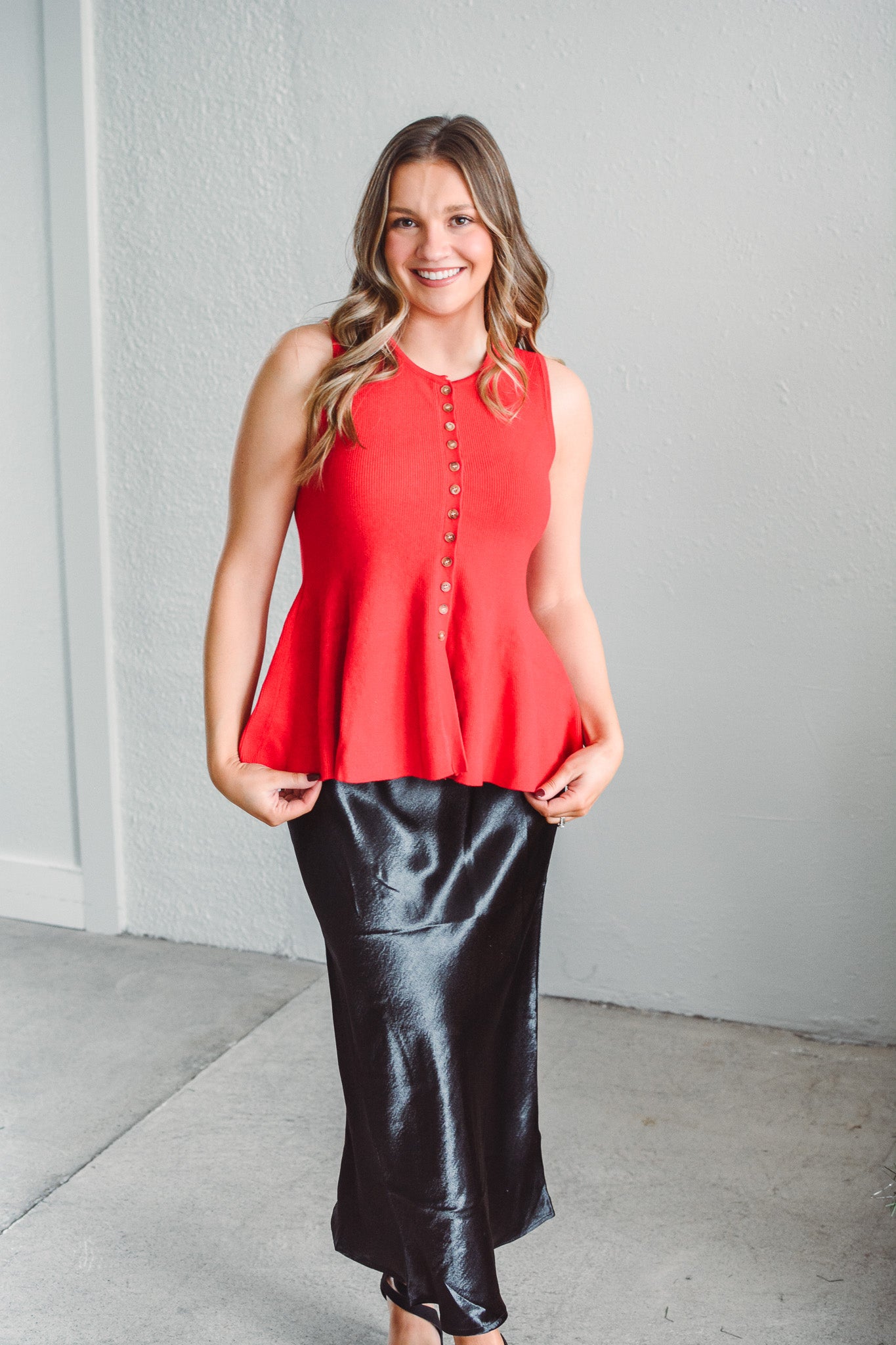 Ruby Peplum Vest