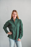 Vienna Green Button Down