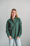 Vienna Green Button Down