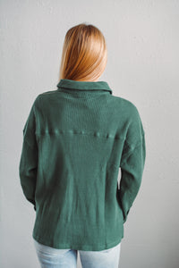 Vienna Green Button Down
