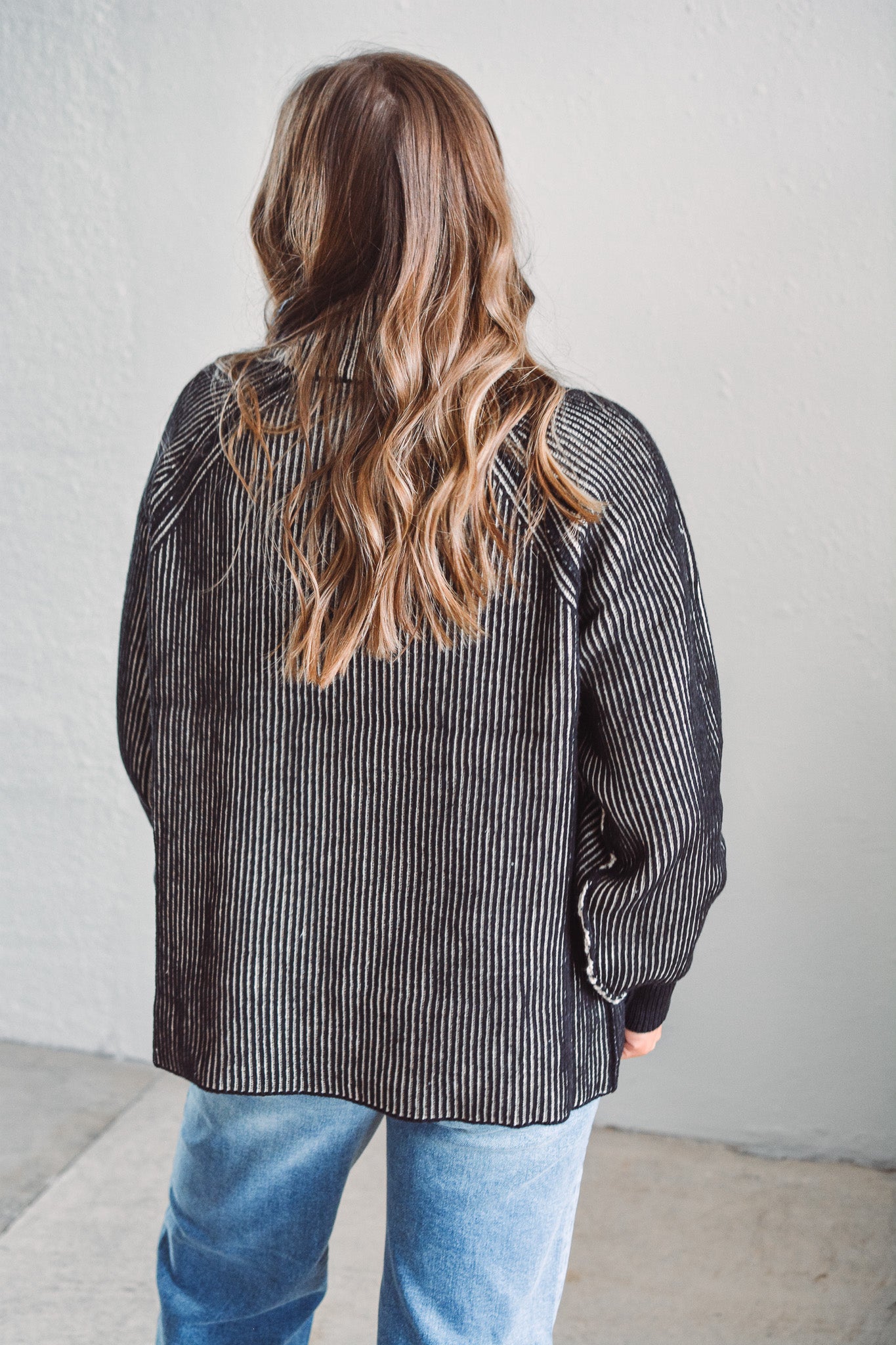 Katie Black Half Zip