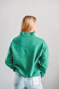 Olivia Green Half Zip