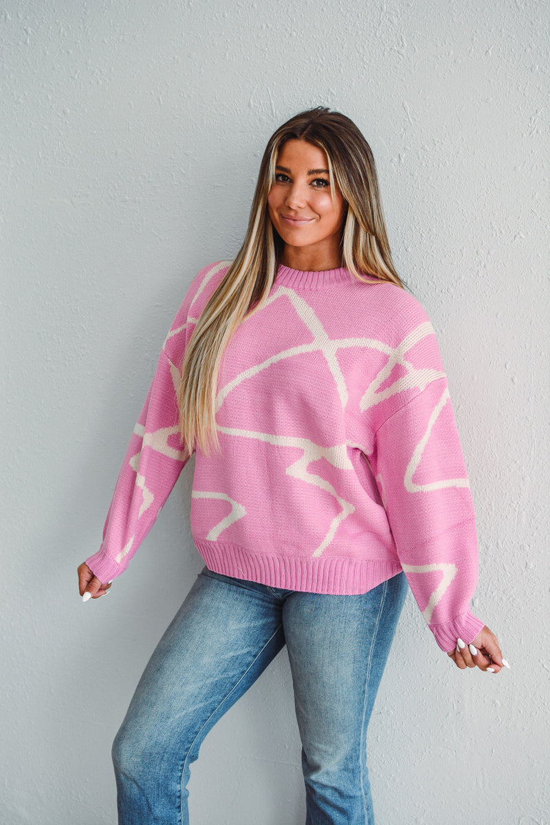 Pink Canvas Sweater