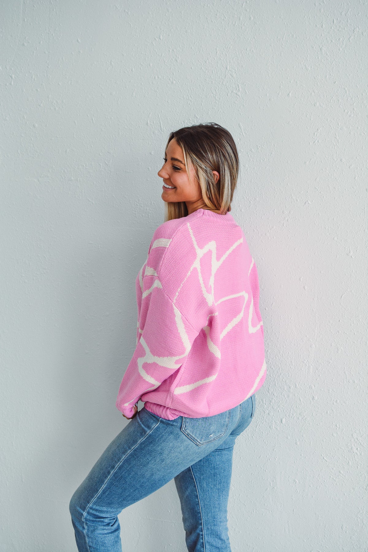 Pink Canvas Sweater