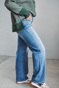 Ella Medium Wash Straight Jeans