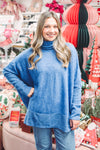 Sarah Navy Sweater