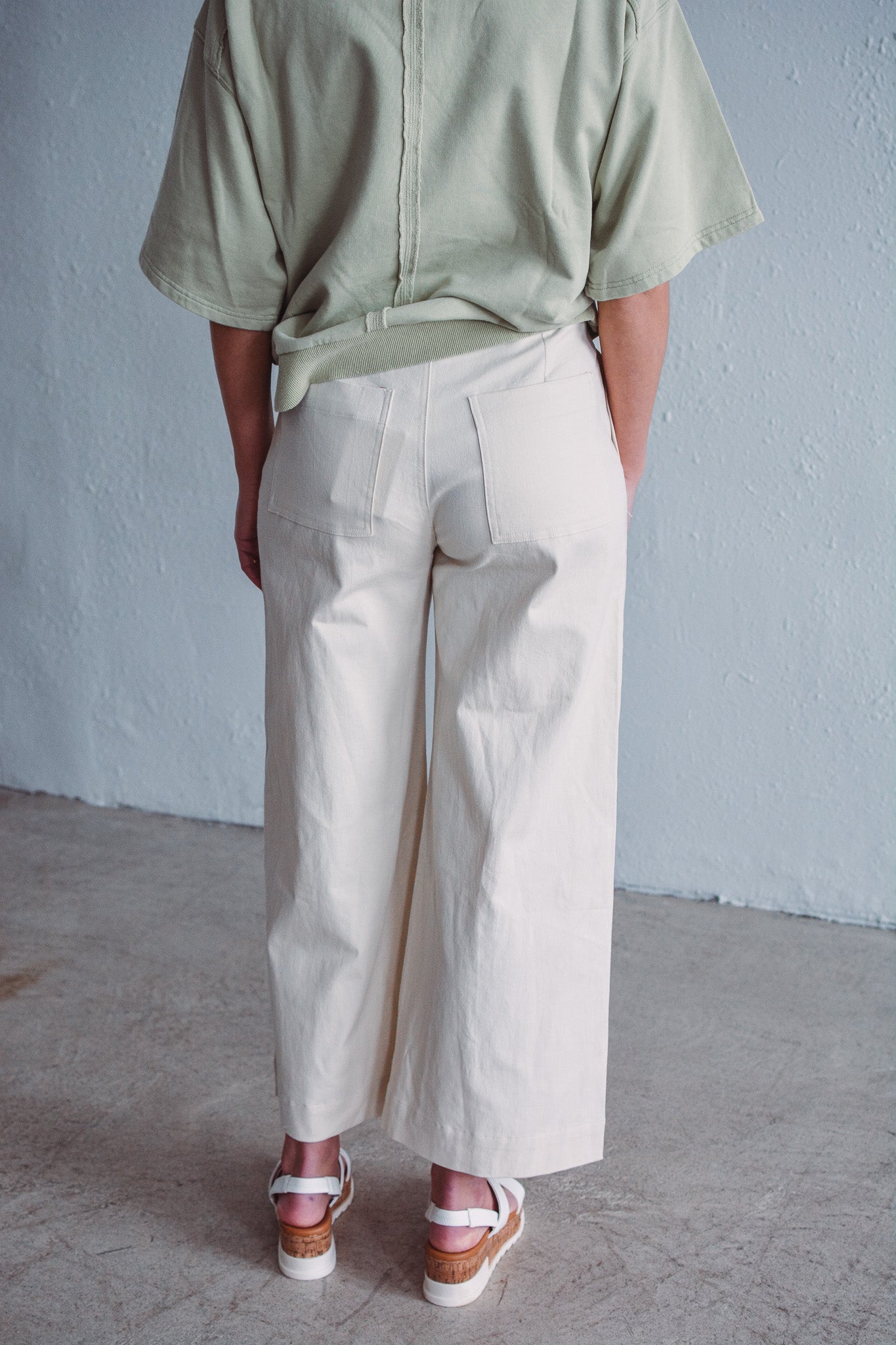 Elise Ecru Trouser