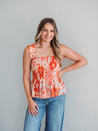 Dreamsicle Smock Top