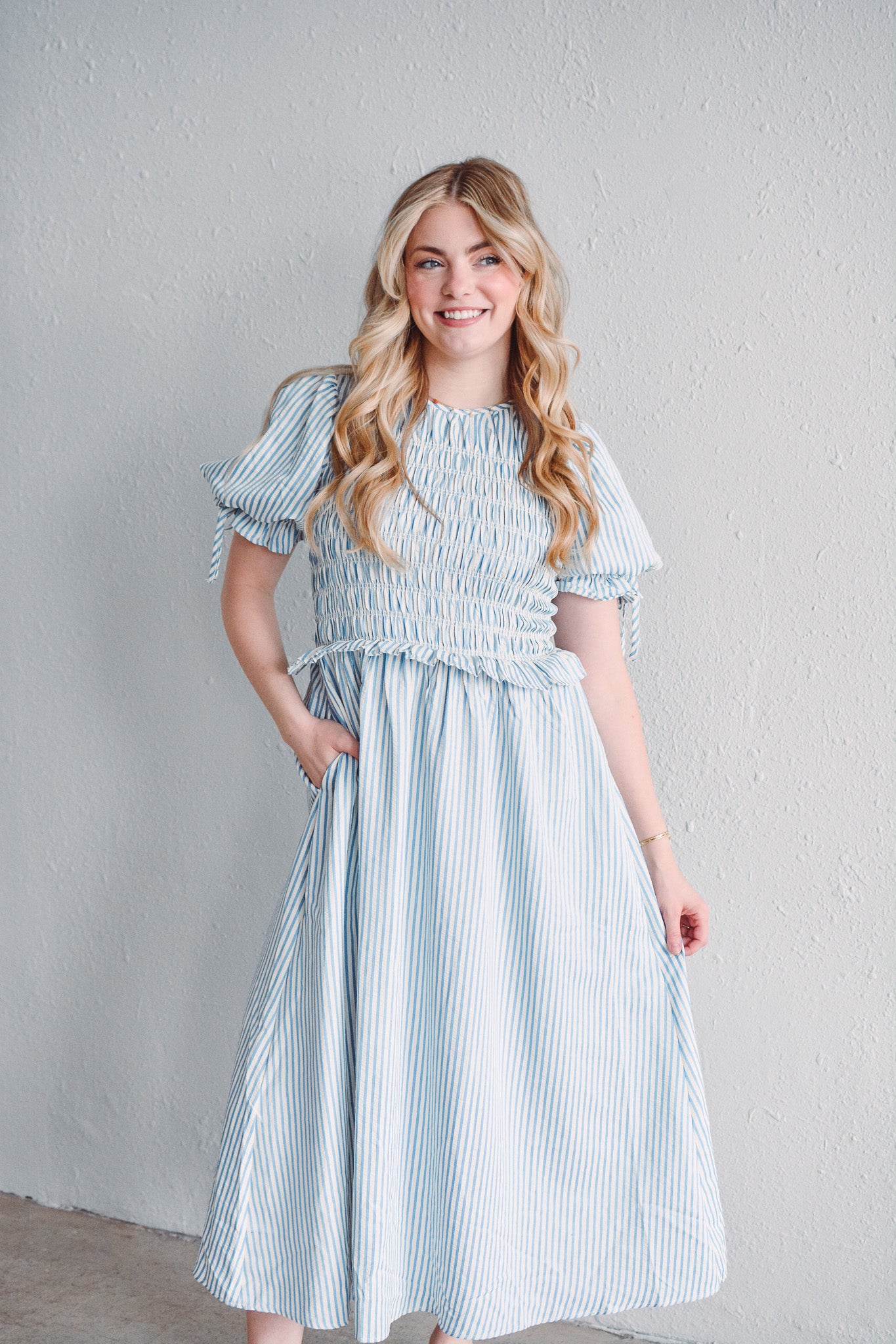 Maribel Striped dress