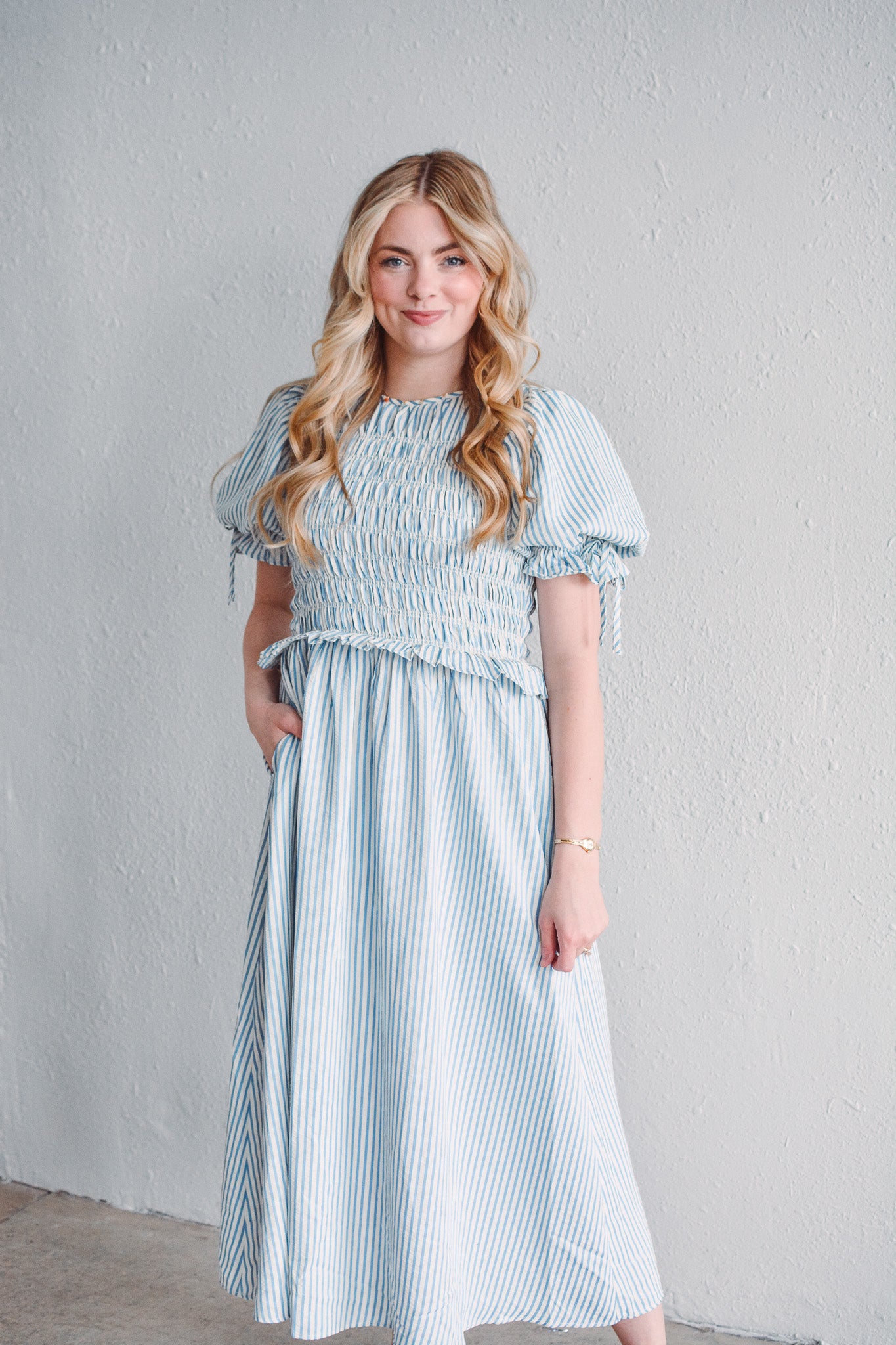 Maribel Striped dress