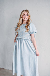 Maribel Striped dress