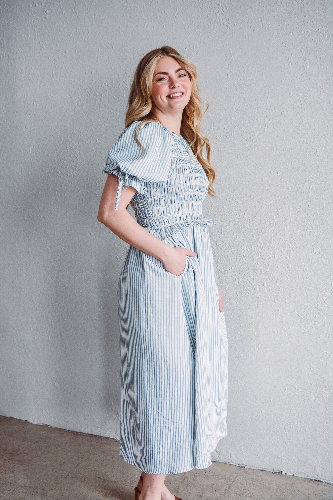 Maribel Striped dress