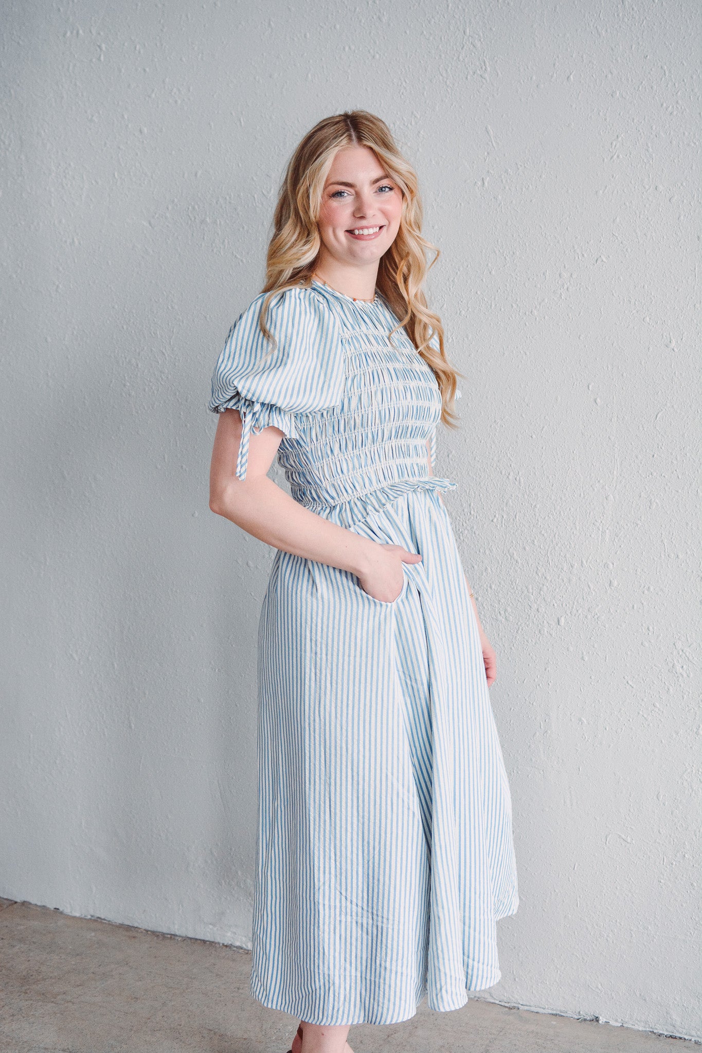 Maribel Striped dress