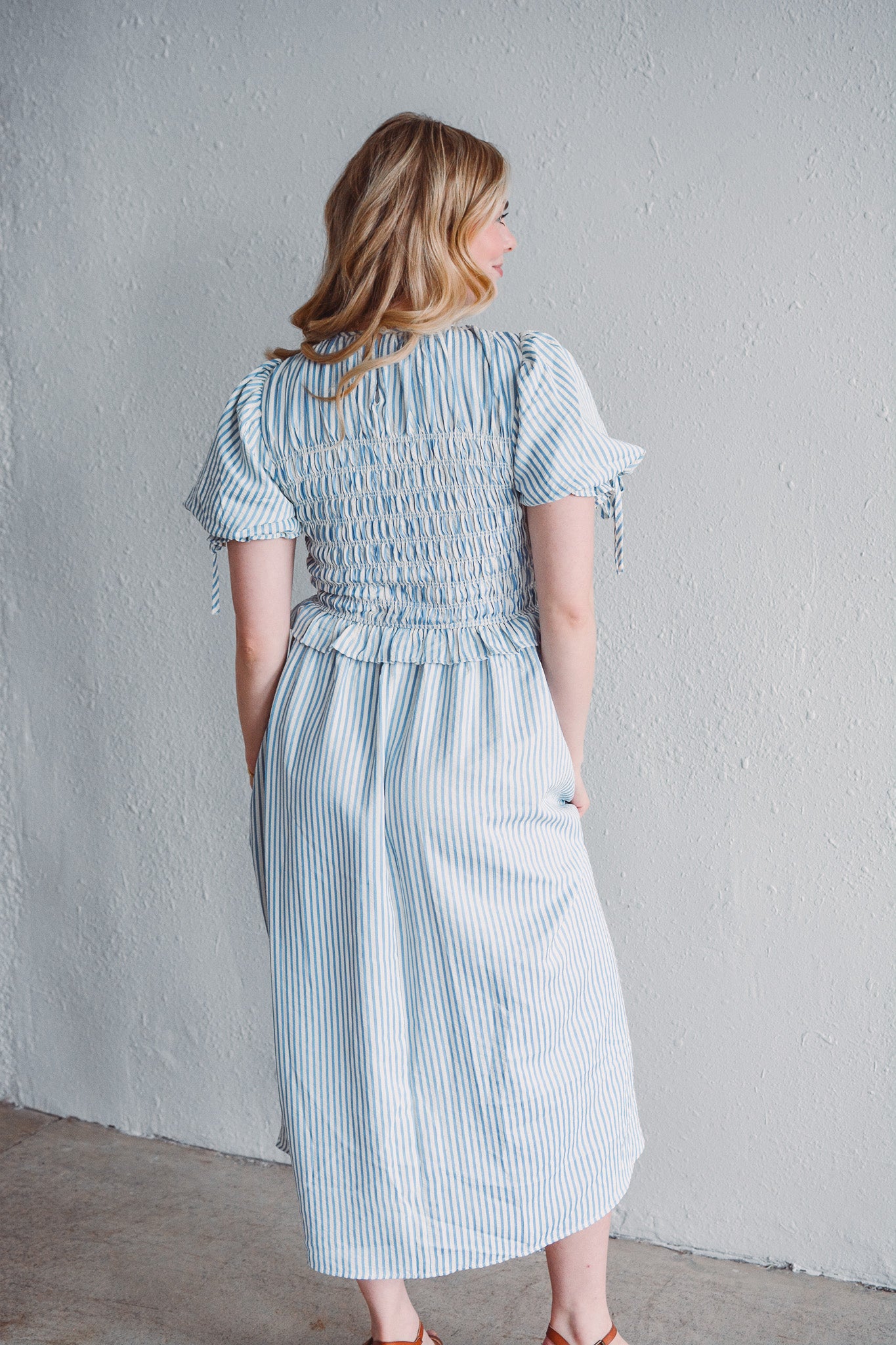 Maribel Striped dress