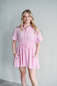 Sugar Stripe Pink Dress