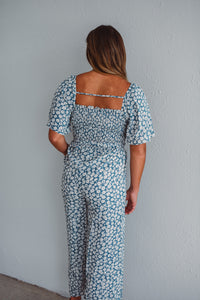 Dusty Blue Jumpsuit