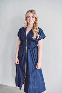 Vivianne Navy Dress