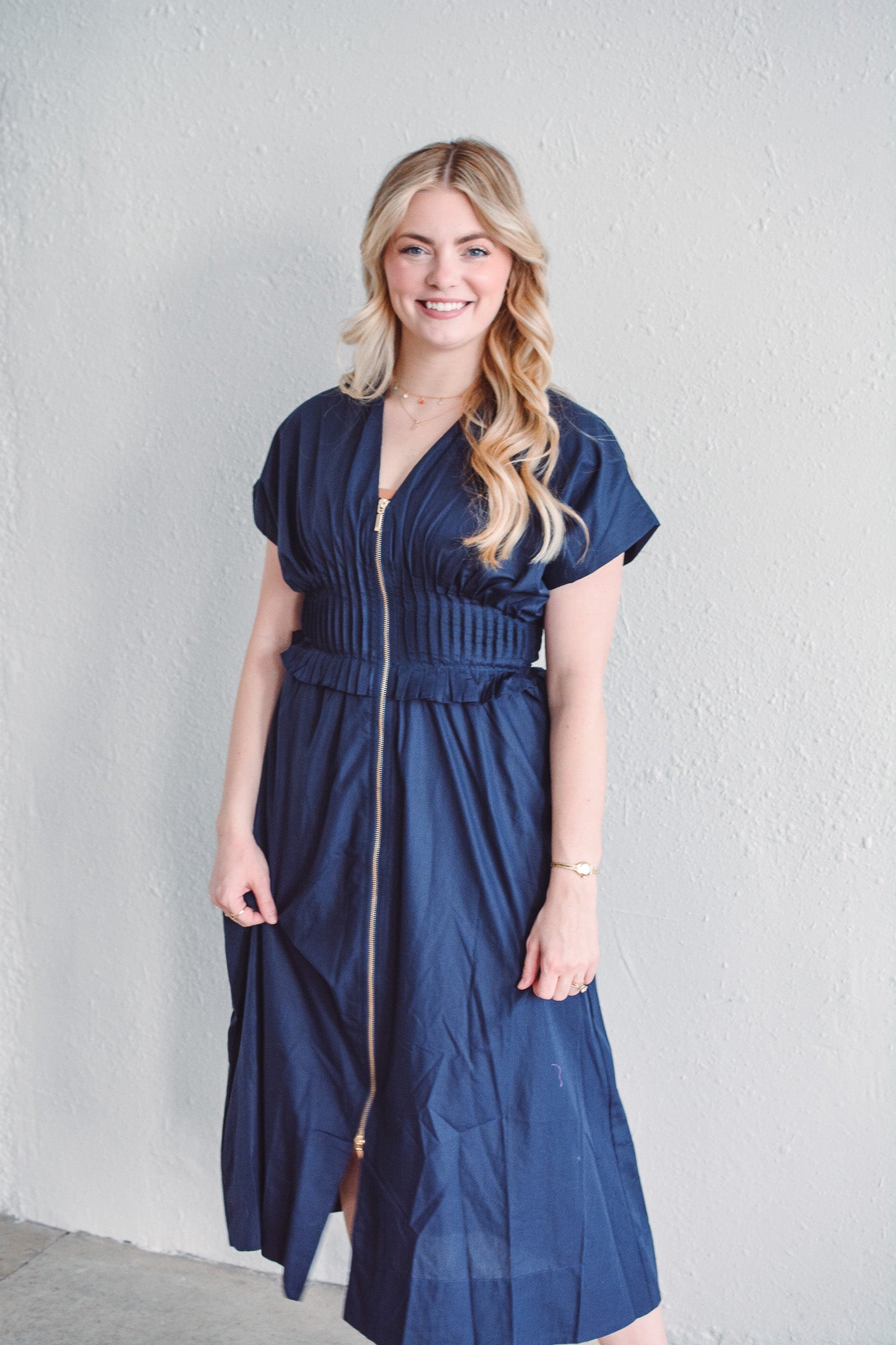 Vivianne Navy Dress