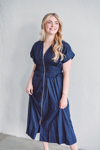 Vivianne Navy Dress