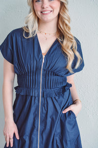 Vivianne Navy Dress