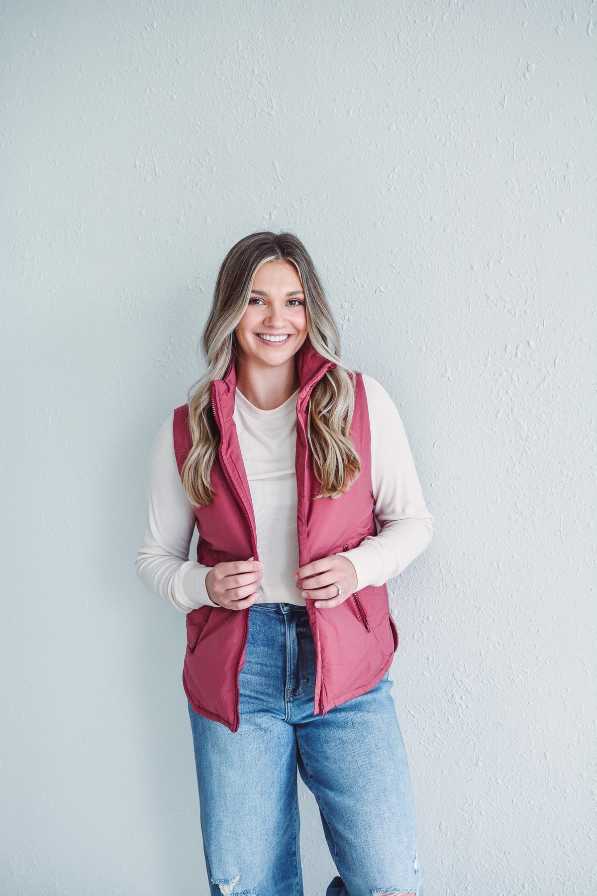 Rosewood Quilted Vest