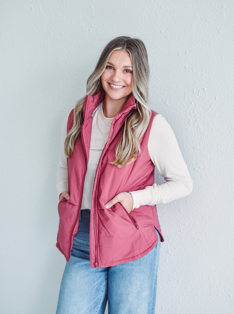 Rosewood Quilted Vest