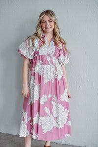 Palmline Mauve Dress