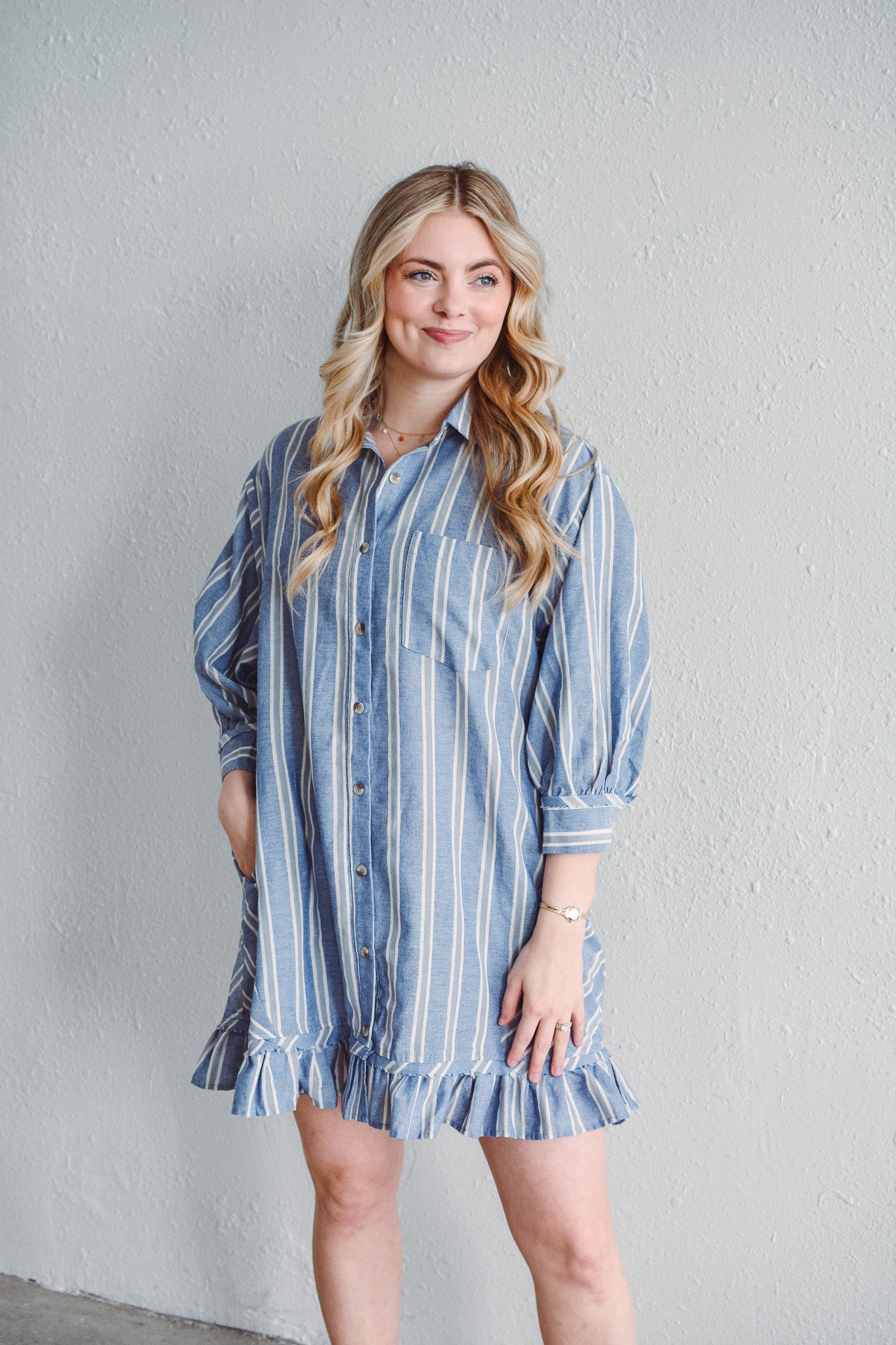 Saltwater Stripe Dress