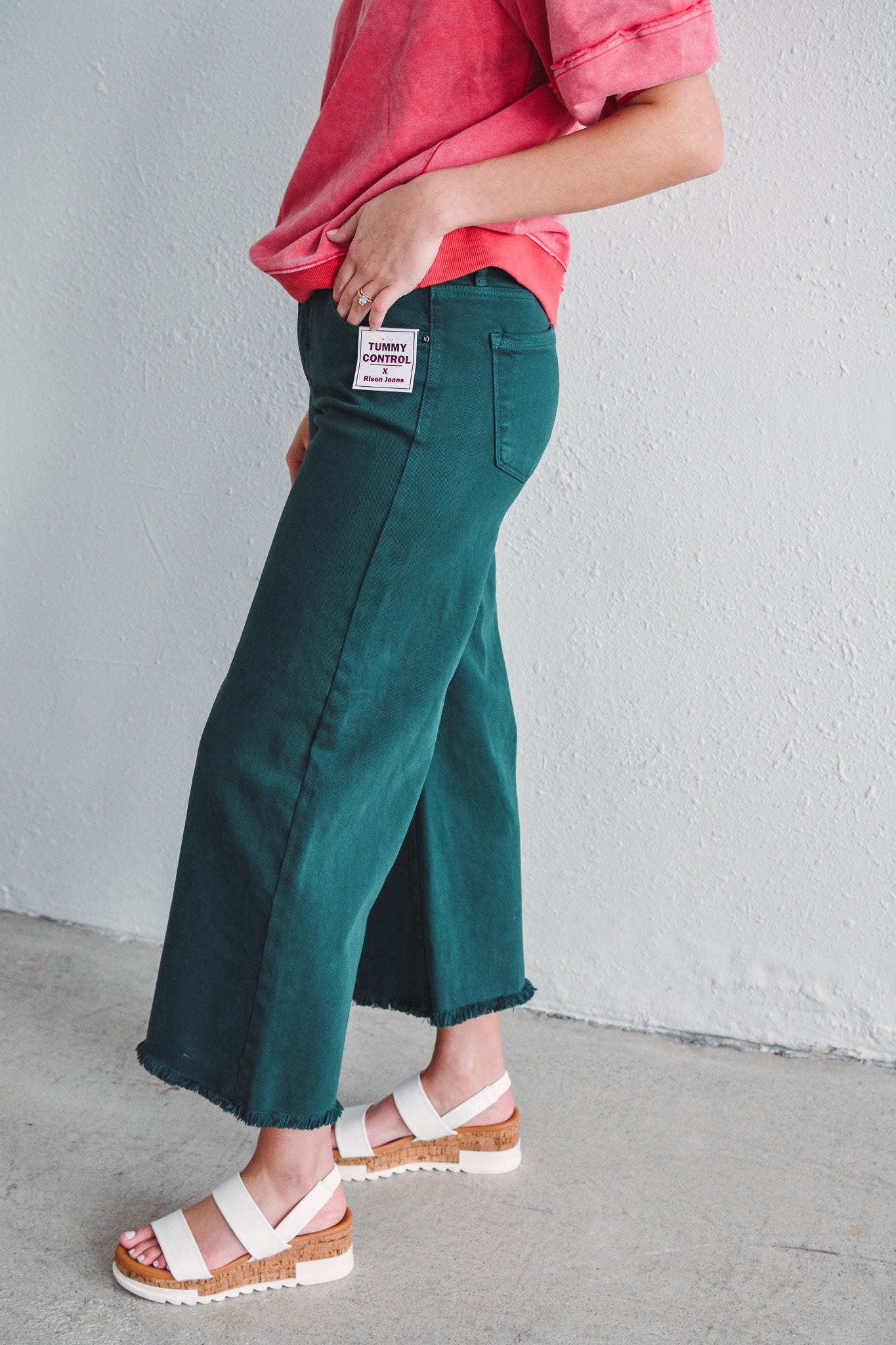 Evergreen Wide Leg Pant