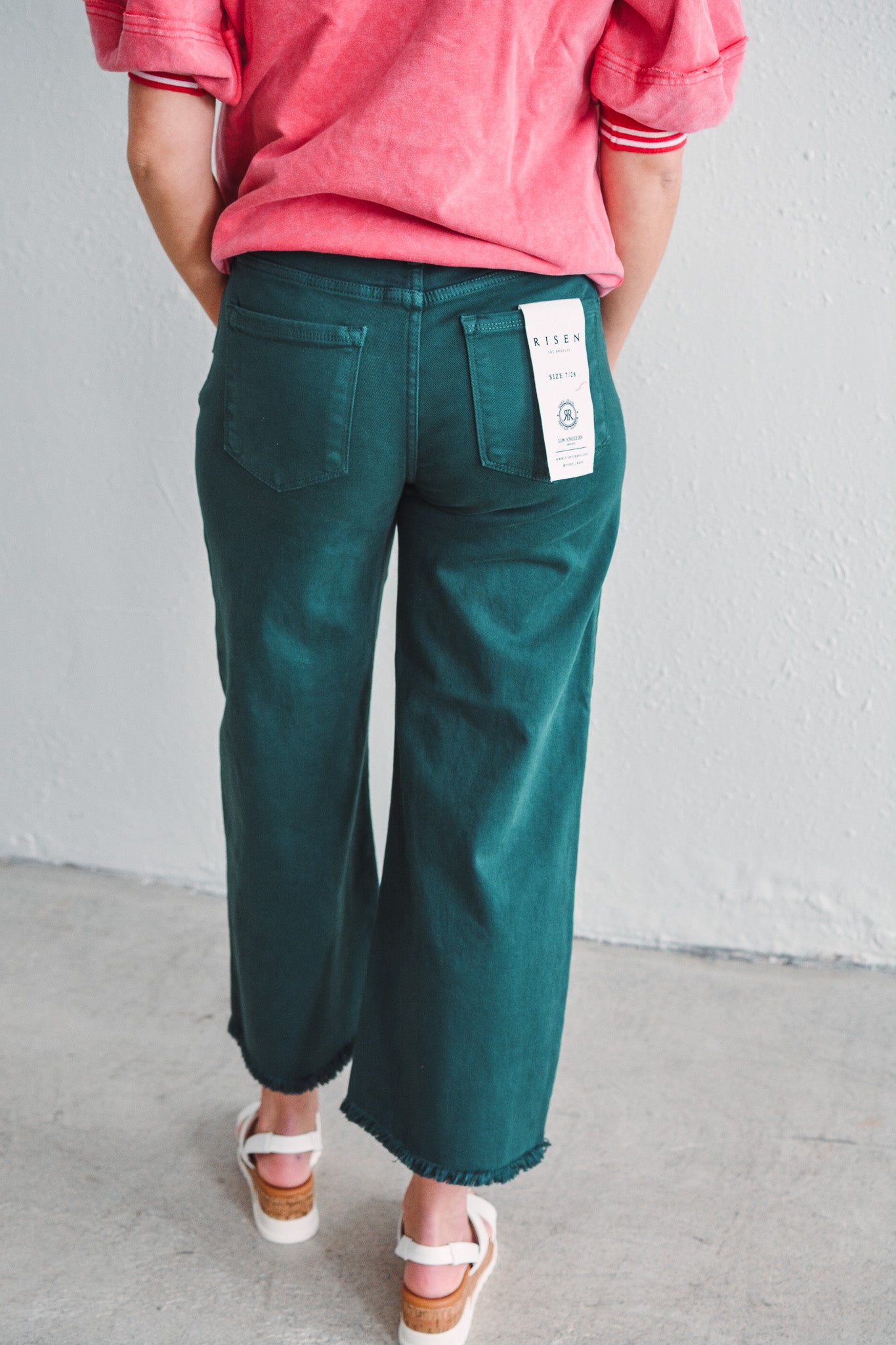 Evergreen Wide Leg Pant