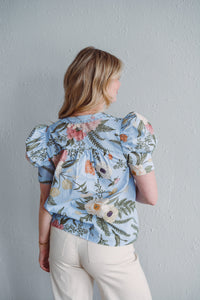 Periwinkle Anemone Top