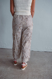 Mocha Sand Stitch Pants