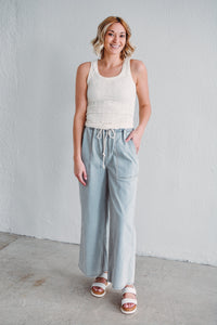 Sunwashed Blue Pants