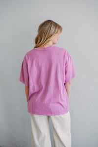 Fuchsia Boyfriend Tee