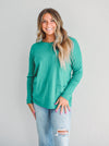 Green Viscose Sweater