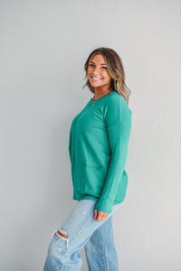 Green Viscose Sweater