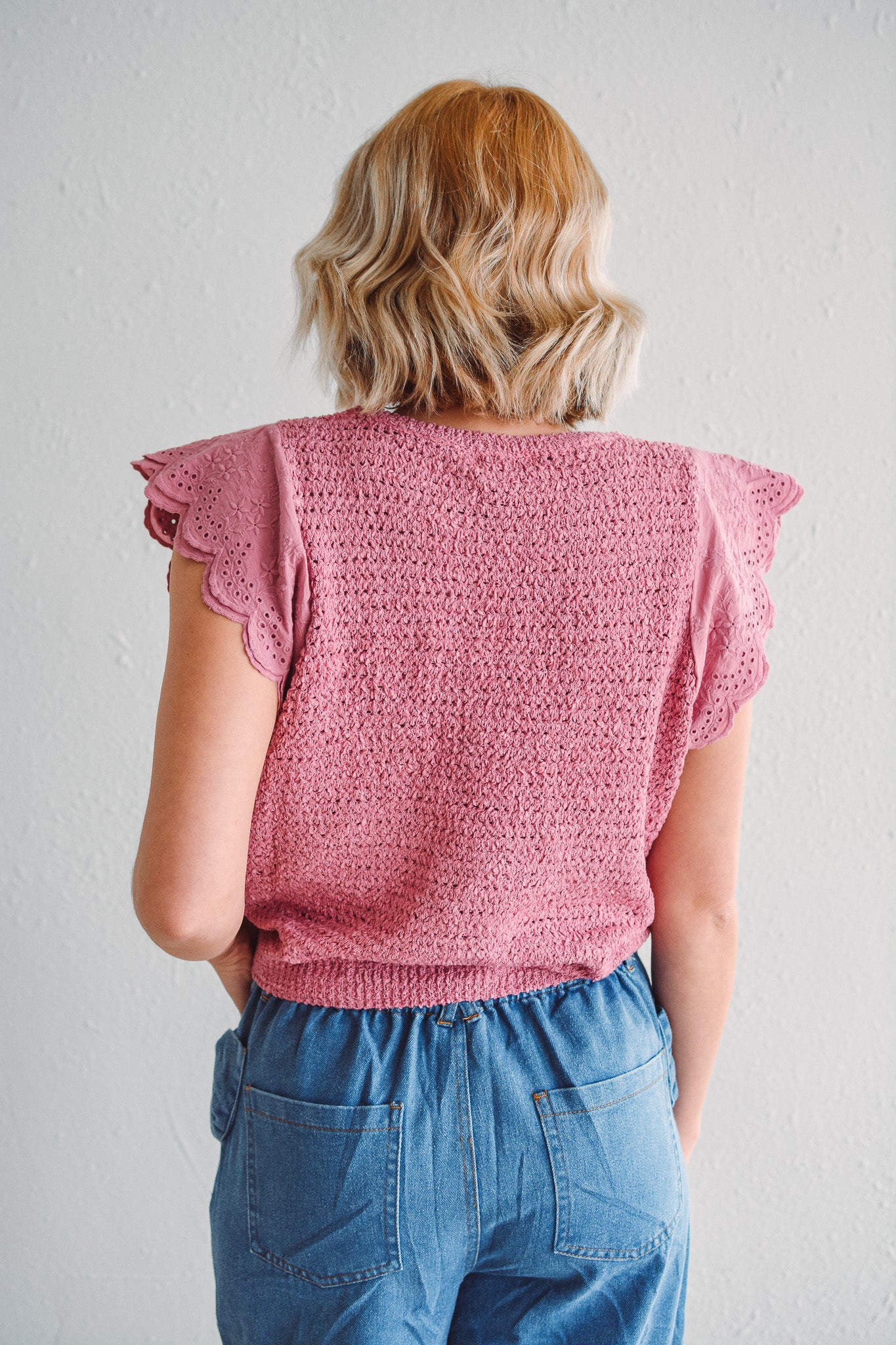 Antique Mauve Knit Top