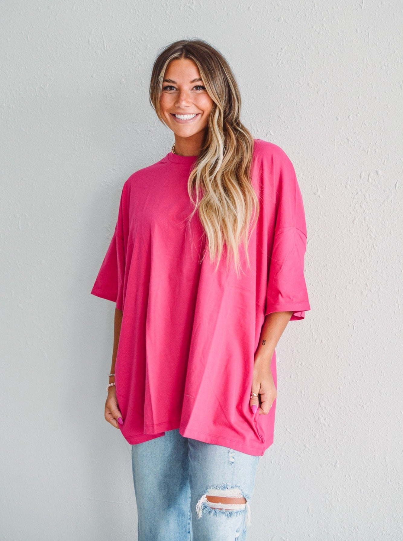Magenta Everyday Tee Magenta Everyday Tee
