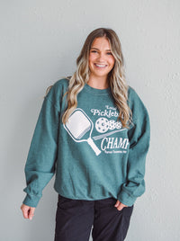 Pickleball Please Crewneck