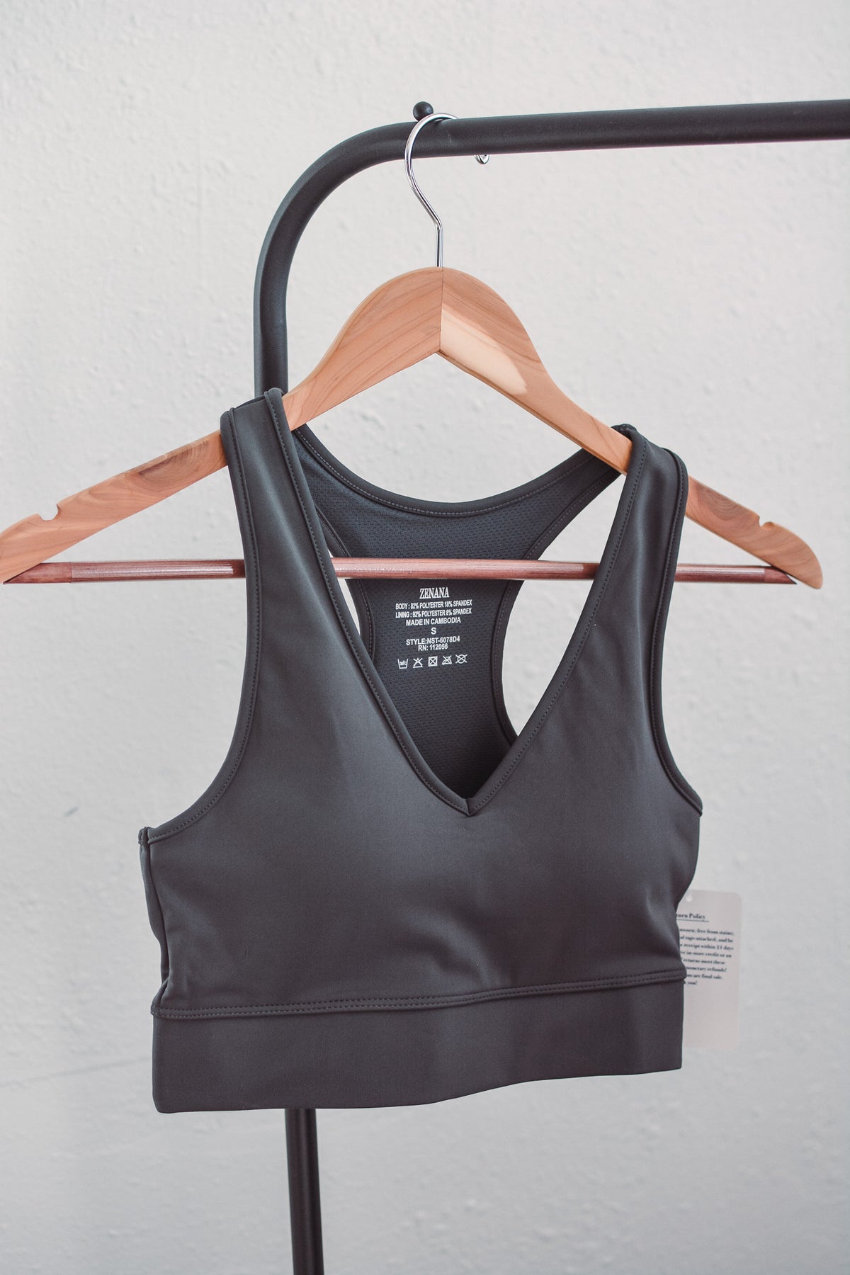 Grey Cropped Tank