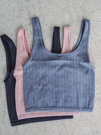 Ribbed Crop Tank