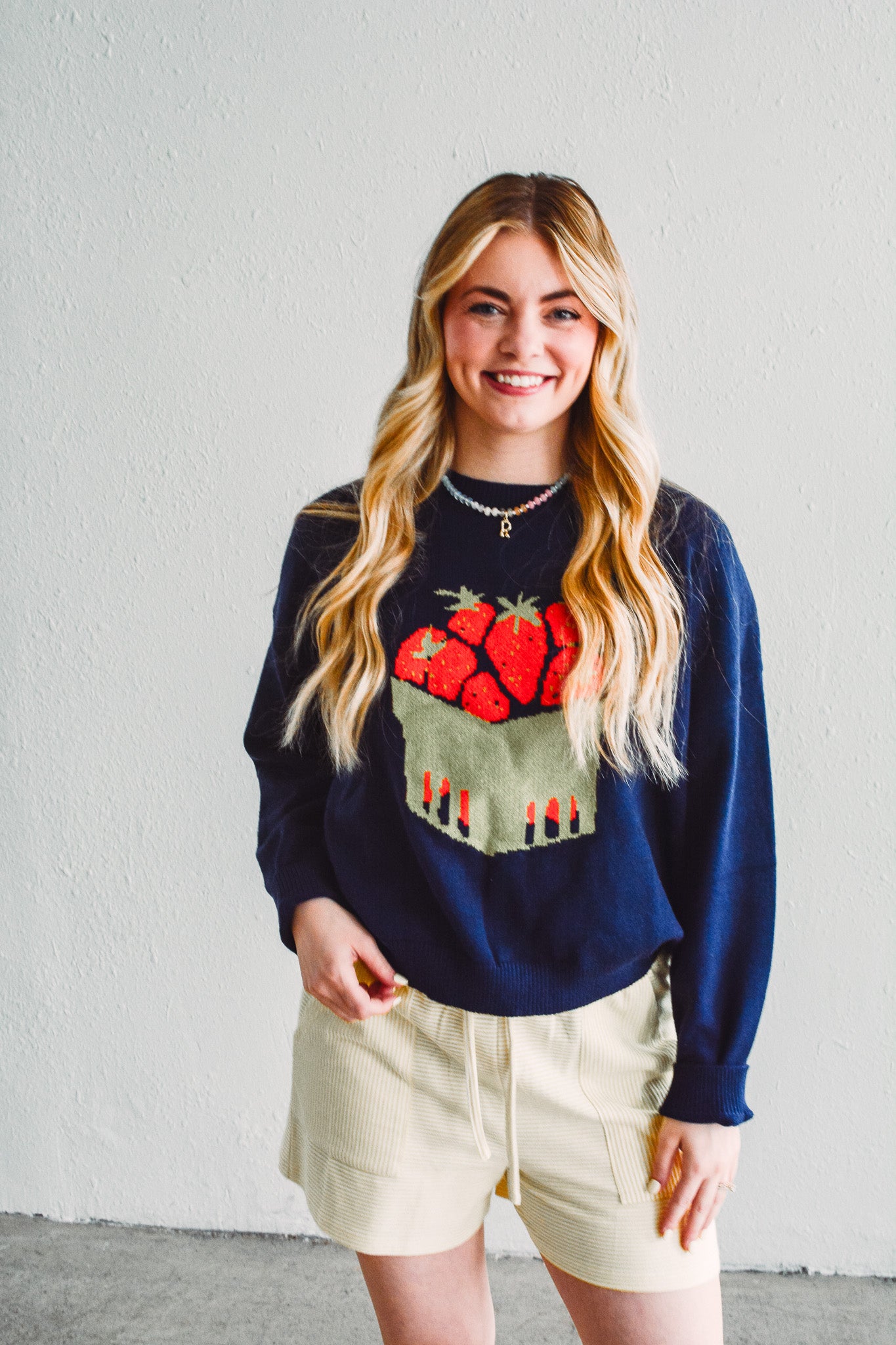 Strawberry Bushel Sweater