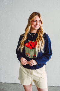Strawberry Bushel Sweater